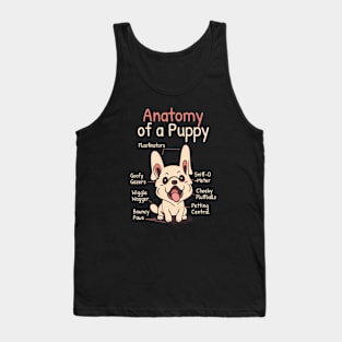 Funny Anatomy of A Puppy Tank Top